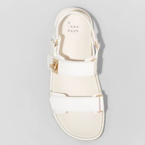 NWT! Sold out Trending - Jonie Ankle Strap Footbed Sandals - A New Day - size 11 - Picture 4 of 5